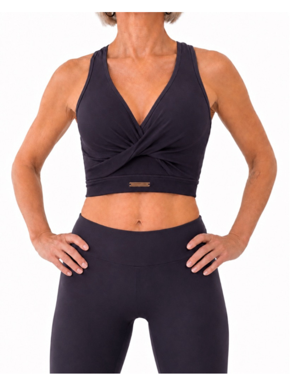 Gymshark x Whitney Simmons Mesh Sports Bra Sz S Indigo EUC